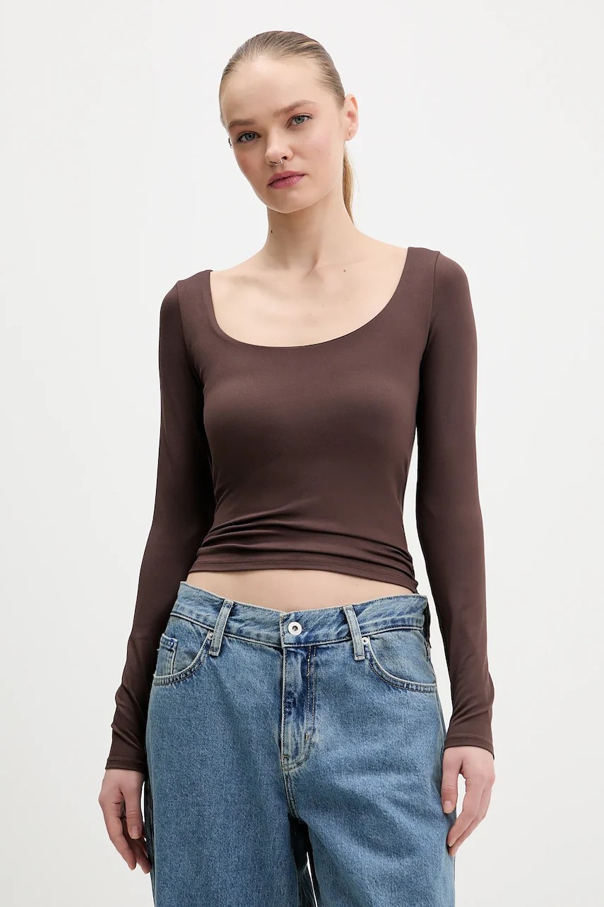 Bluză hollister co. cu mâneci lungi Bluză hollister co. cu mâneci lungi