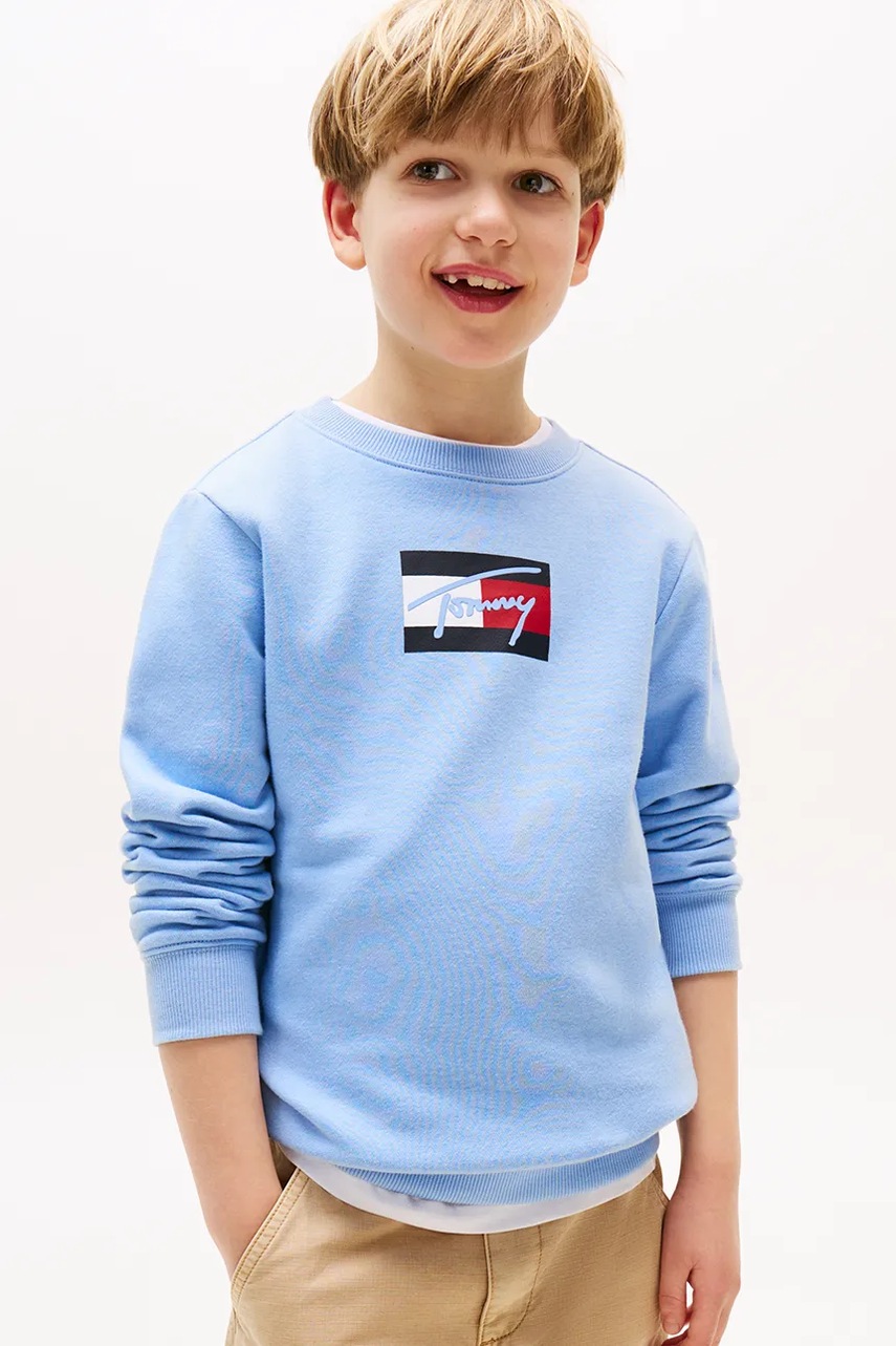 Hanorac de bumbac pentru copii tommy hilfiger Hanorac de bumbac pentru copii tommy hilfiger