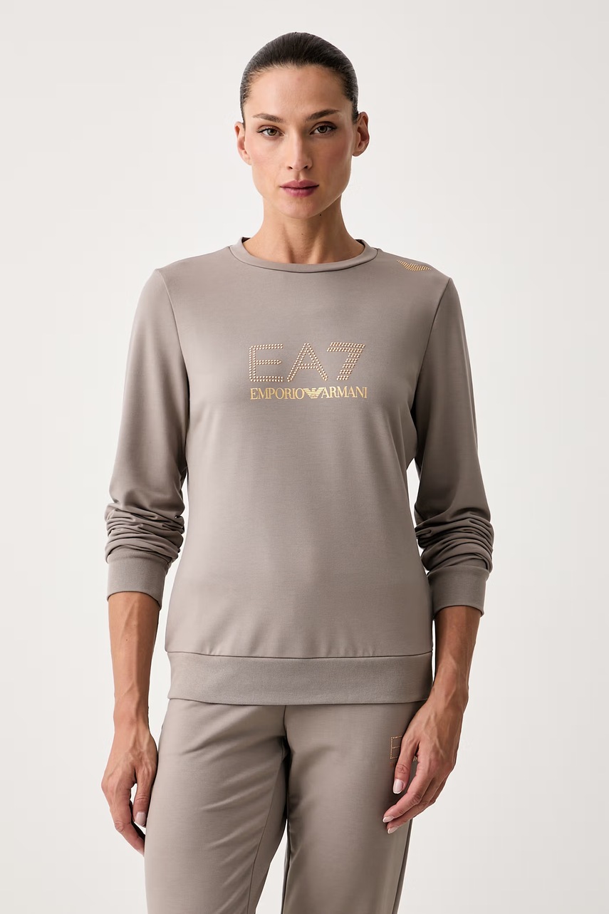 Hanorac pentru femei, din vâscoză – EA7 Emporio Armani Hanorac pentru femei, din vâscoză – EA7 Emporio Armani
