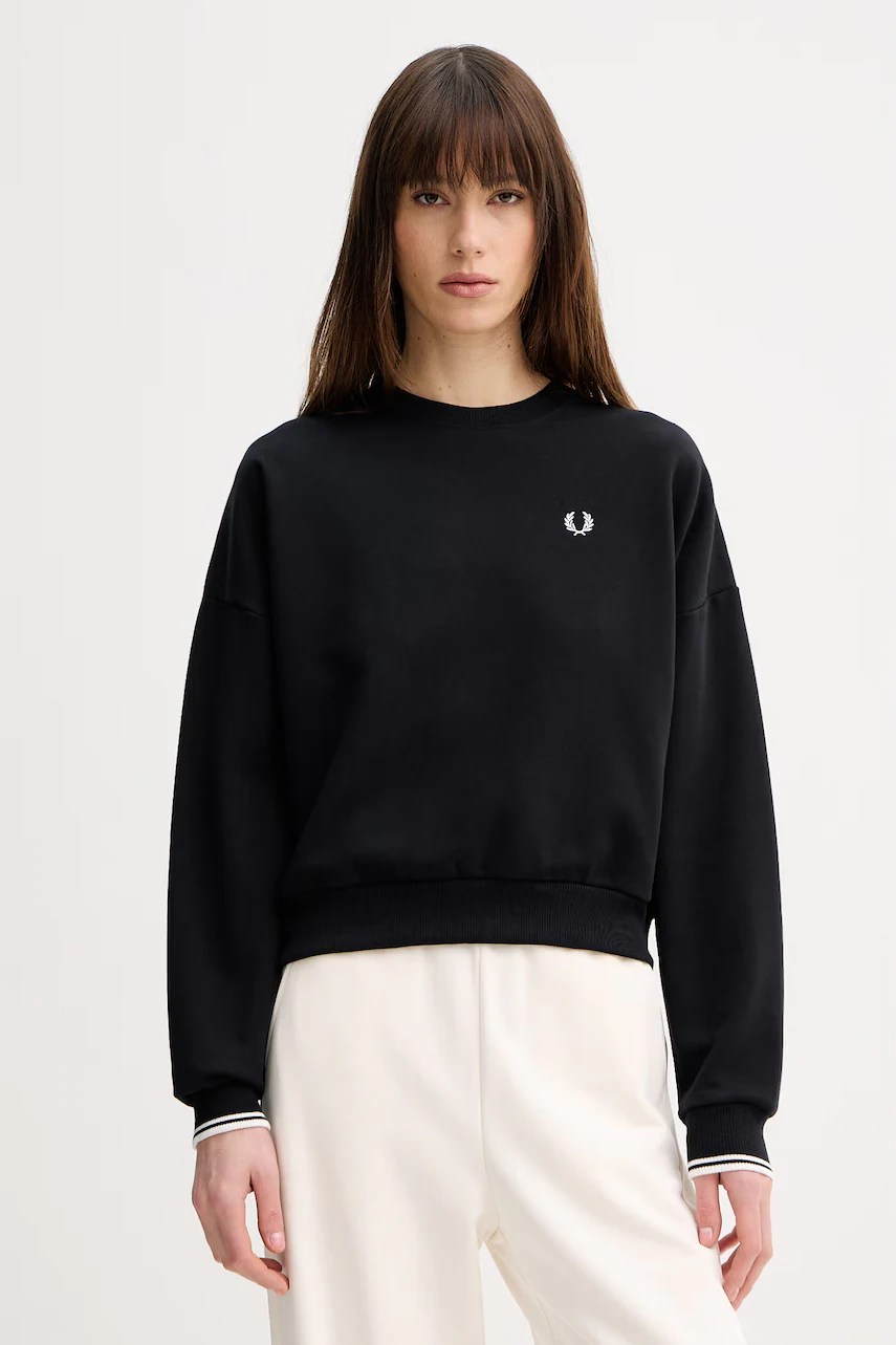 Fred Perry hanorac de damă din bumbac Fred Perry hanorac de damă din bumbac