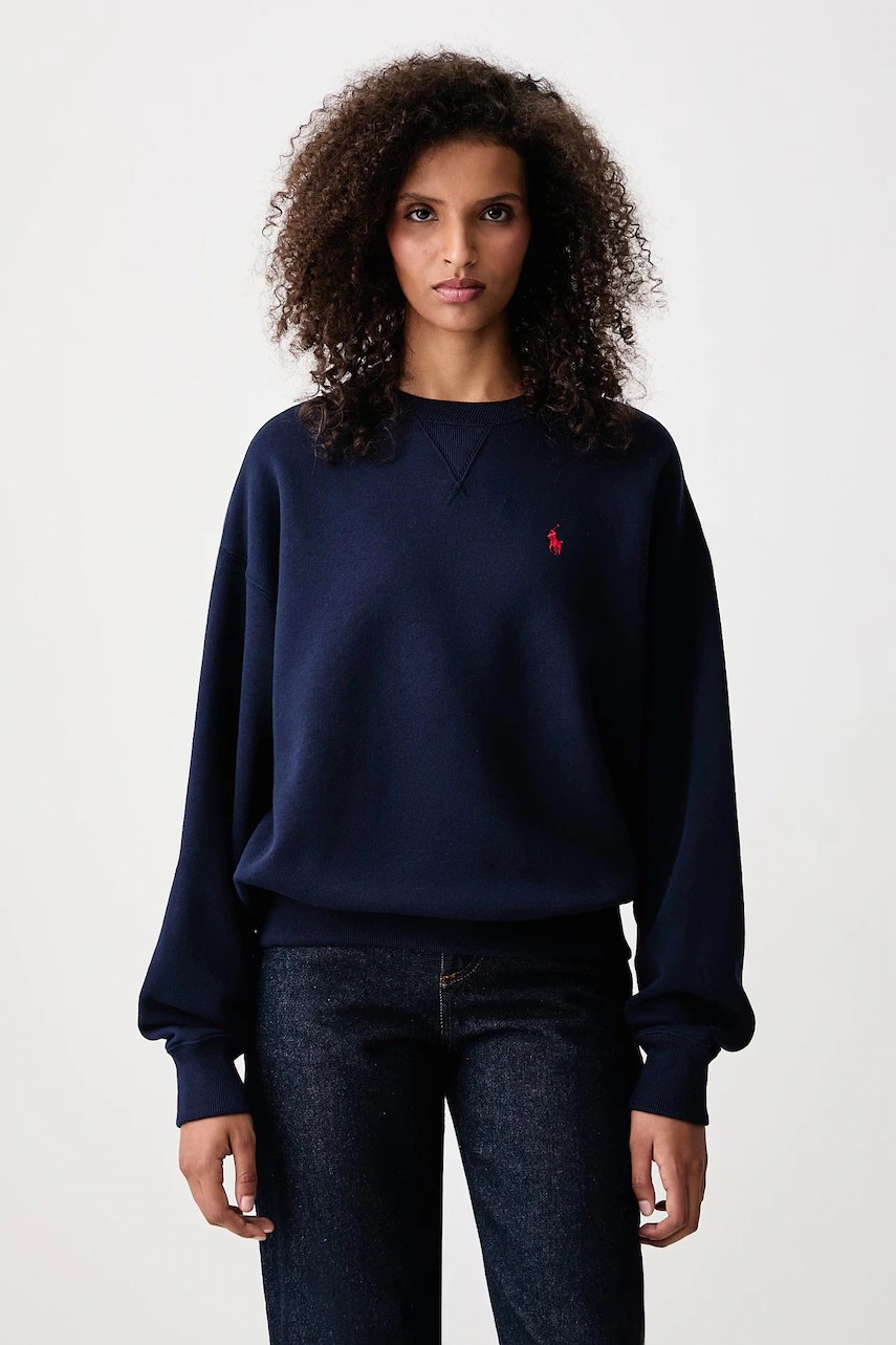 Hanorac pentru femei din bumbac – Polo Ralph Lauren Hanorac pentru femei din bumbac – Polo Ralph Lauren