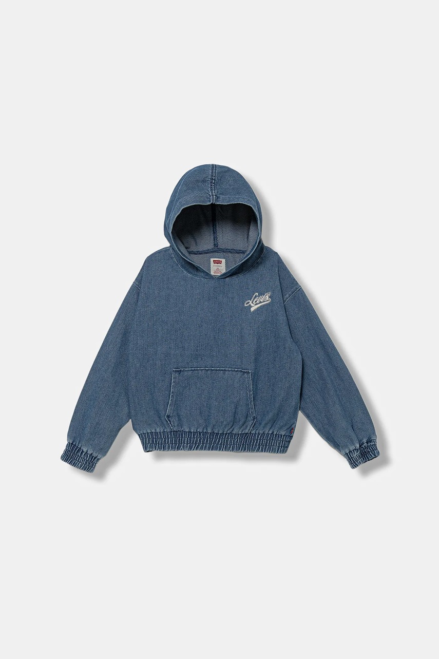 Levi’s bluză copii DENIM HOODIE Levi’s bluză copii DENIM HOODIE