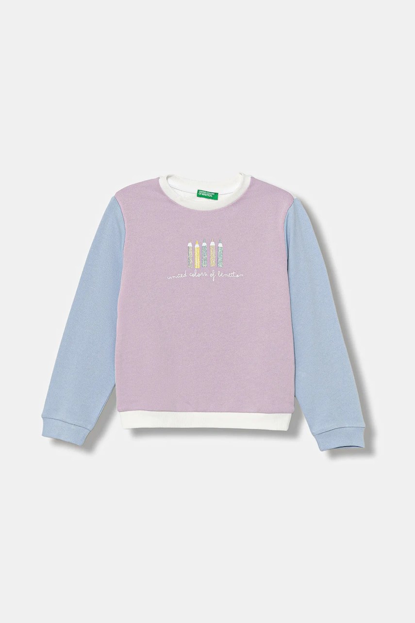 Hanorac de bumbac united colors of benetton Hanorac de bumbac united colors of benetton