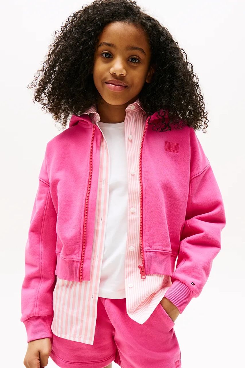 Hanorac de bumbac pentru copii tommy hilfiger Hanorac de bumbac pentru copii tommy hilfiger