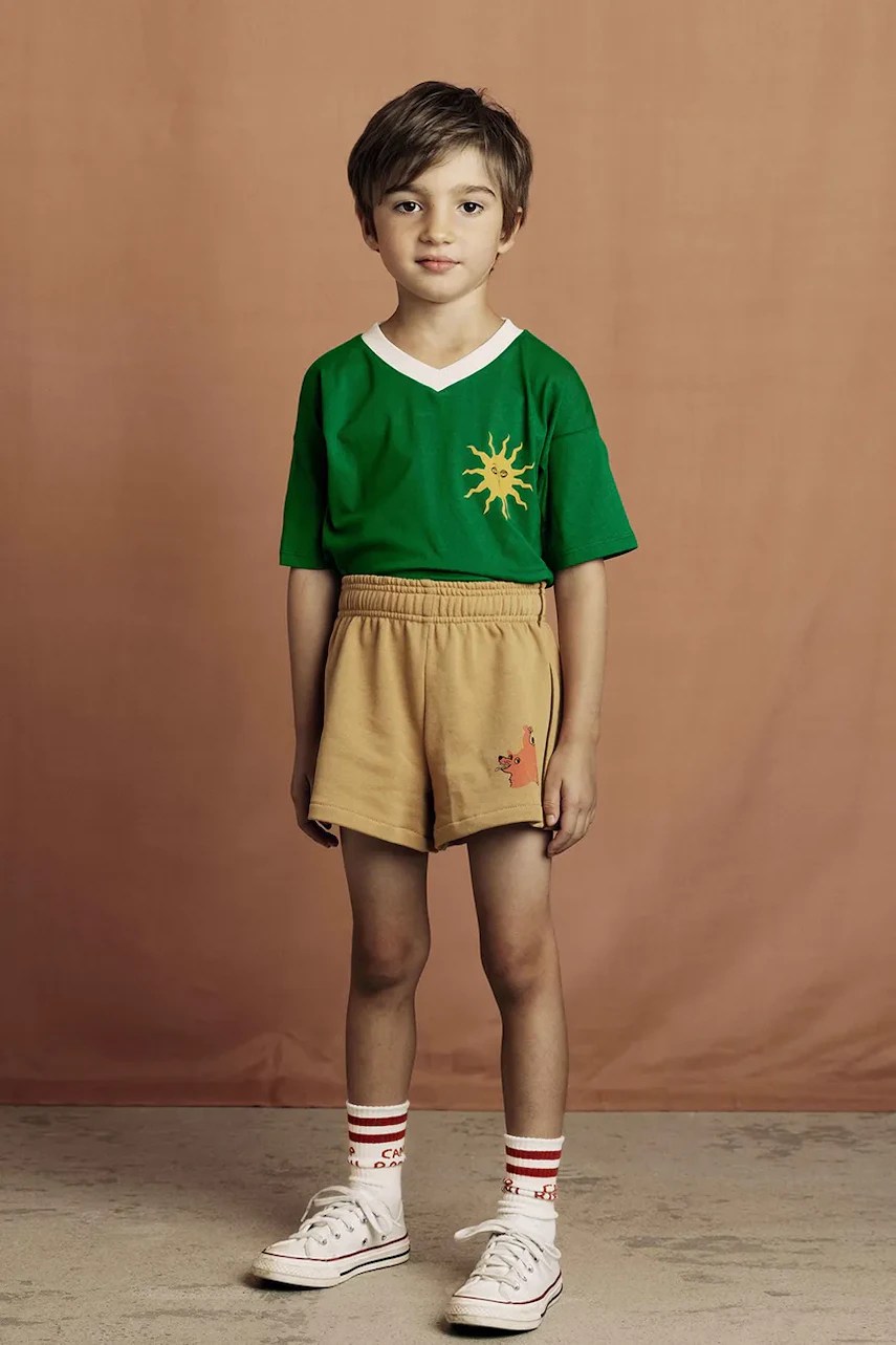 Hanorac de bumbac pentru copii Sun mini rodini Hanorac de bumbac pentru copii Sun mini rodini