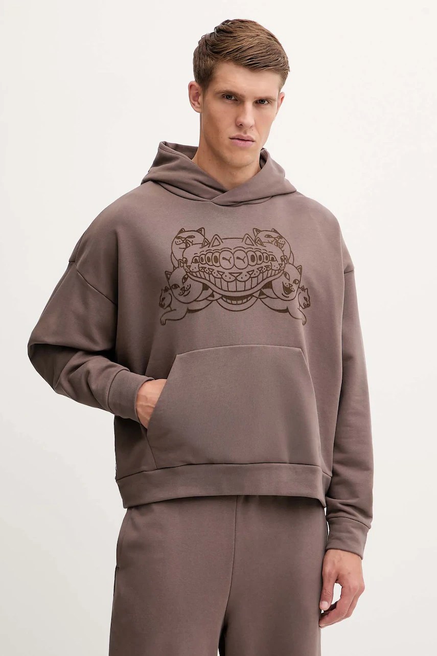 Hanorac PUMA din bumbac PUMA x RIPNDIP Hanorac PUMA din bumbac PUMA x RIPNDIP