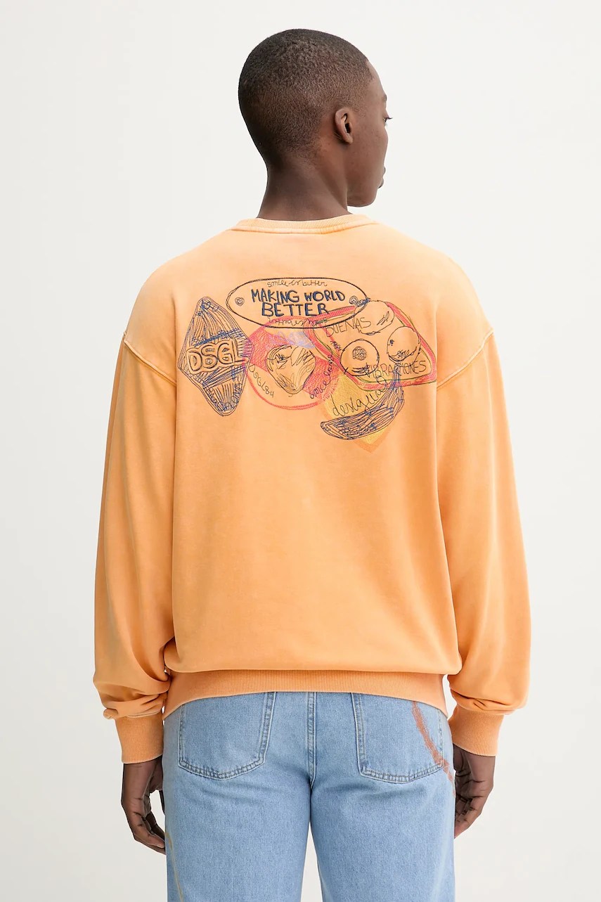 Hanorac desigual din bumbac BUDA Hanorac desigual din bumbac BUDA