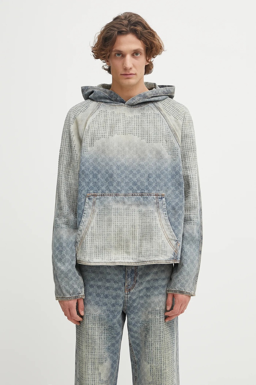 Hanorac din denim daily paper Destroyed Hanorac din denim daily paper Destroyed