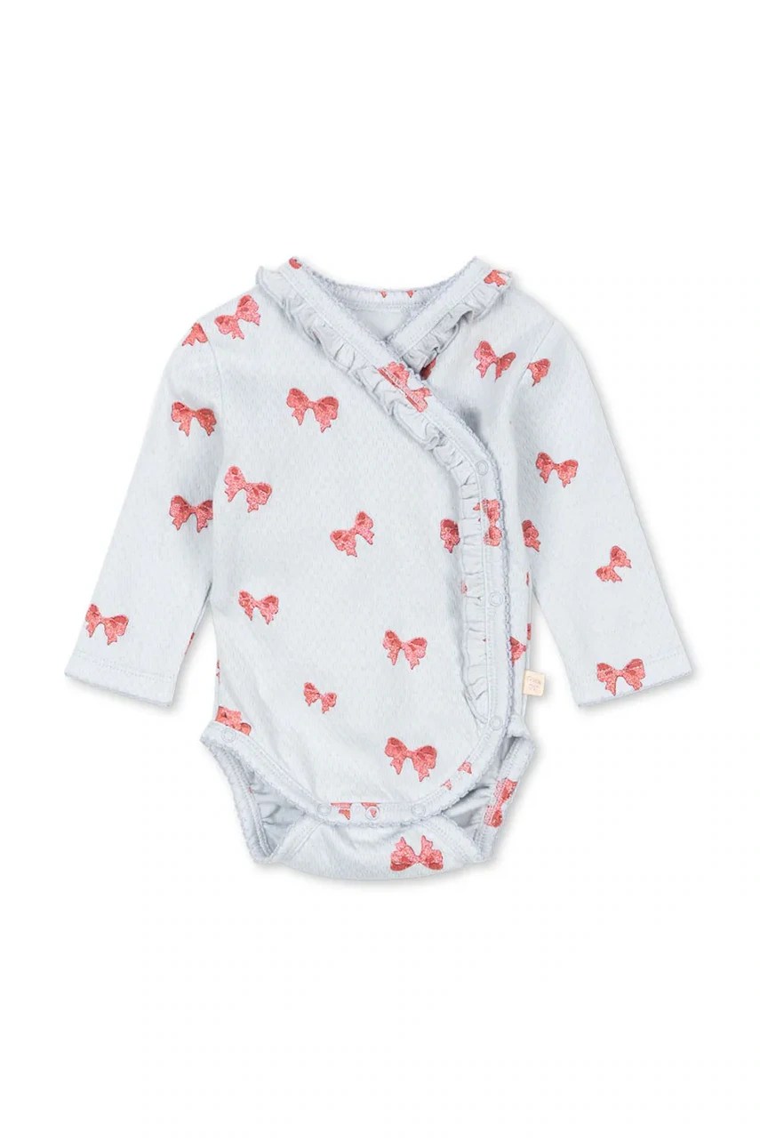 Body din bumbac pentru bebeluși SUI NEWBORN FRILL BODY GOTS – konges sløjd Body din bumbac pentru bebeluși SUI NEWBORN FRILL BODY GOTS – konges sløjd