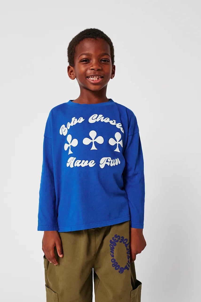 Tricou băieți bobo choses mânecă lungă Have Fun din bumbac Tricou băieți bobo choses mânecă lungă Have Fun din bumbac