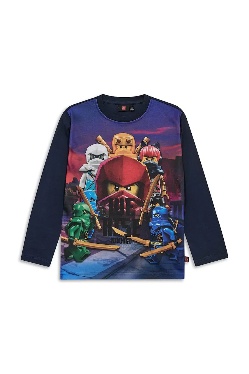 Tricou lego mânecă lungă din bumbac pentru copii LWTAFFY 613 Tricou lego mânecă lungă din bumbac pentru copii LWTAFFY 613