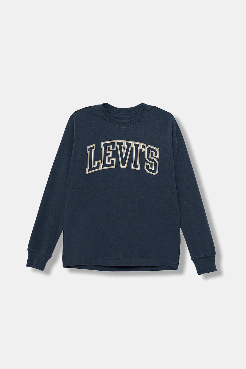 Tricou levi’s cu mânecă lungă din bumbac pentru copii COLLEGIATE LS TEE Tricou levi’s cu mânecă lungă din bumbac pentru copii COLLEGIATE LS TEE