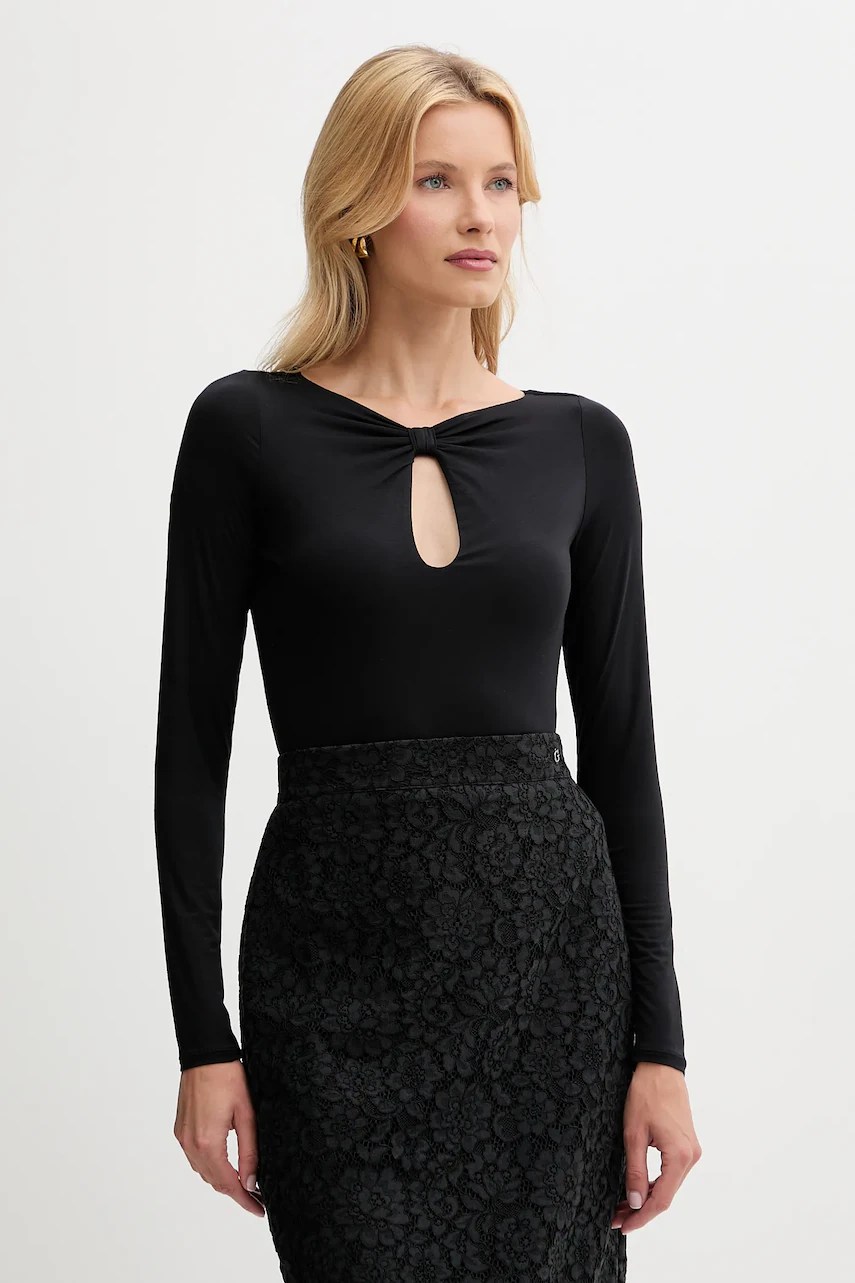 Tricou mânecă lungă guess JOEY Tricou mânecă lungă guess JOEY