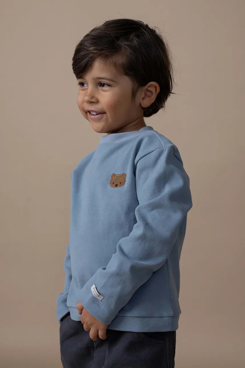 Tricou mânecă lungă donsje din bumbac pentru copii Jorijn longsleeve Bear Tricou mânecă lungă donsje din bumbac pentru copii Jorijn longsleeve Bear