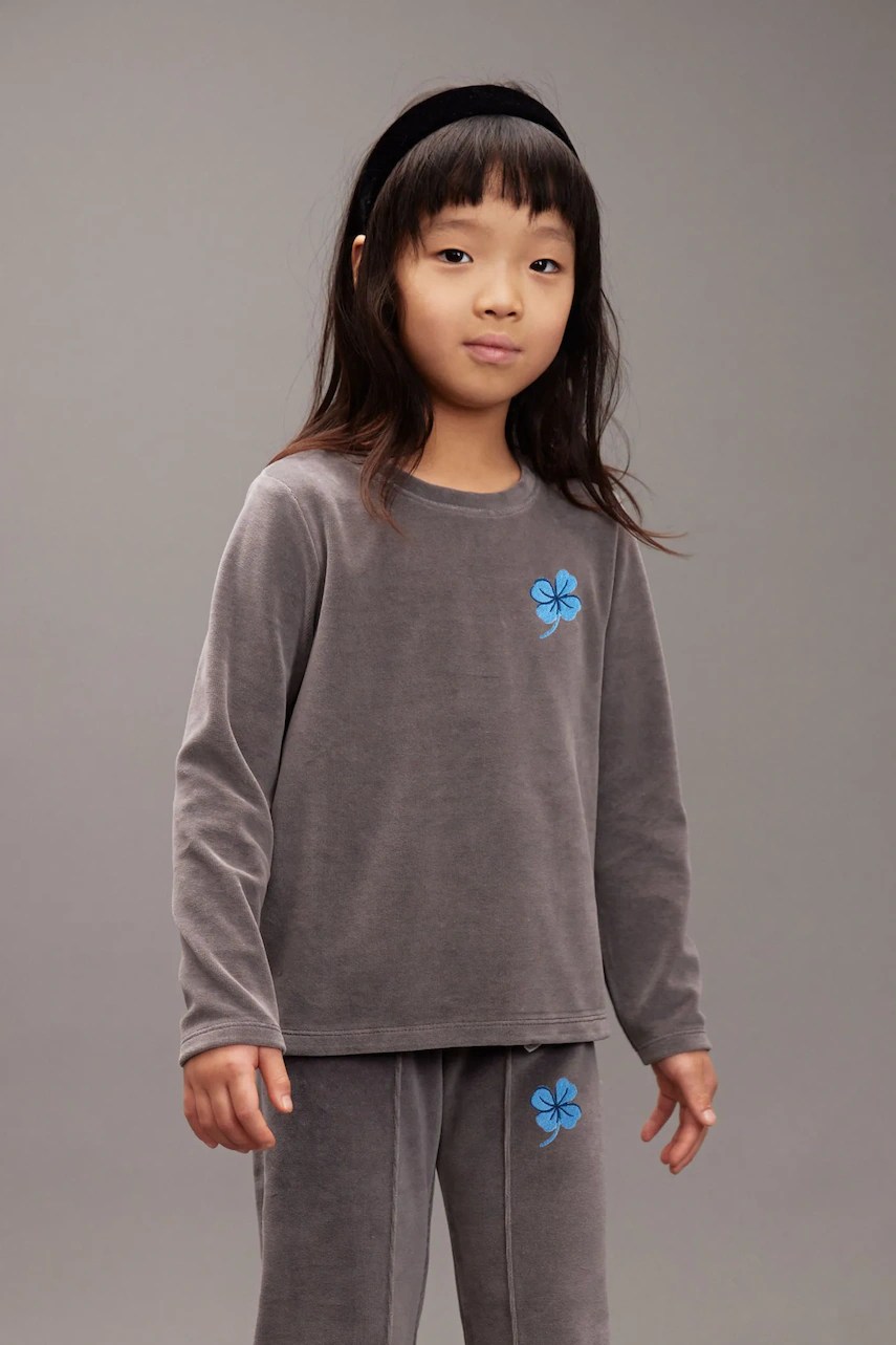 Tricou mânecă lungă copii Clover – mini rodini Tricou mânecă lungă copii Clover – mini rodini