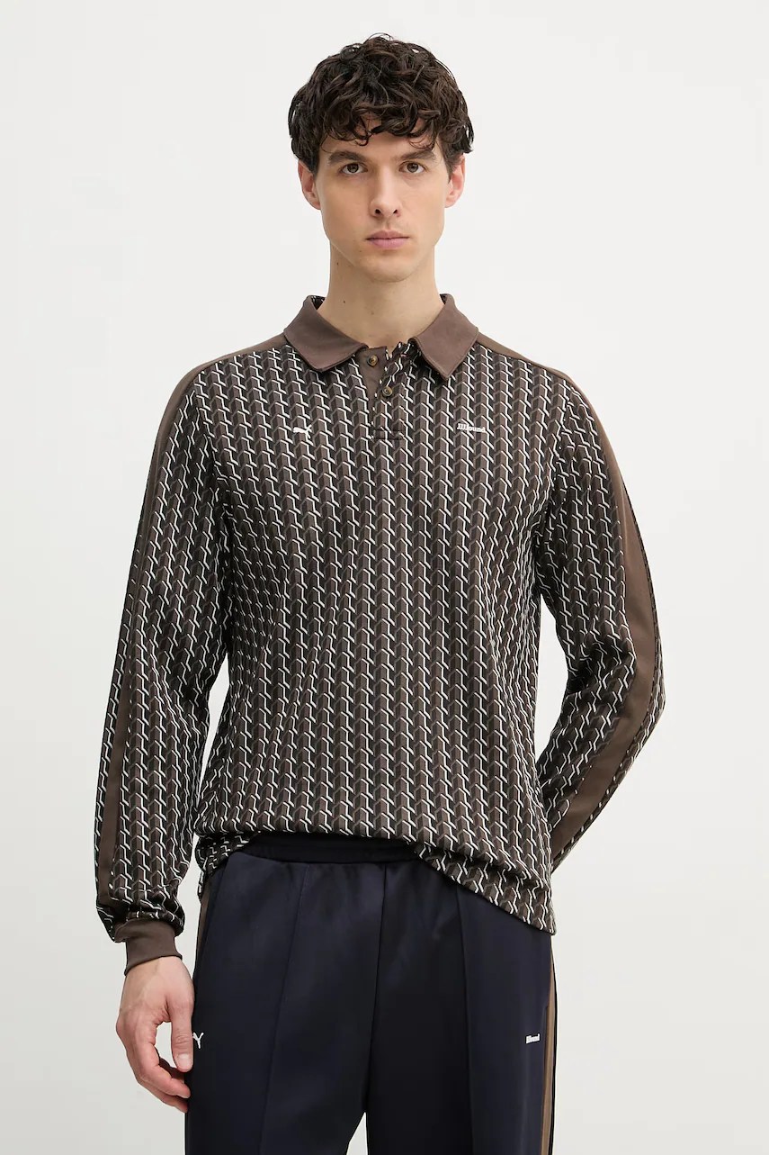 Tricou mânecă lungă bărbătesc PUMA din bumbac PUMA x JJJJOUND Tricou mânecă lungă bărbătesc PUMA din bumbac PUMA x JJJJOUND