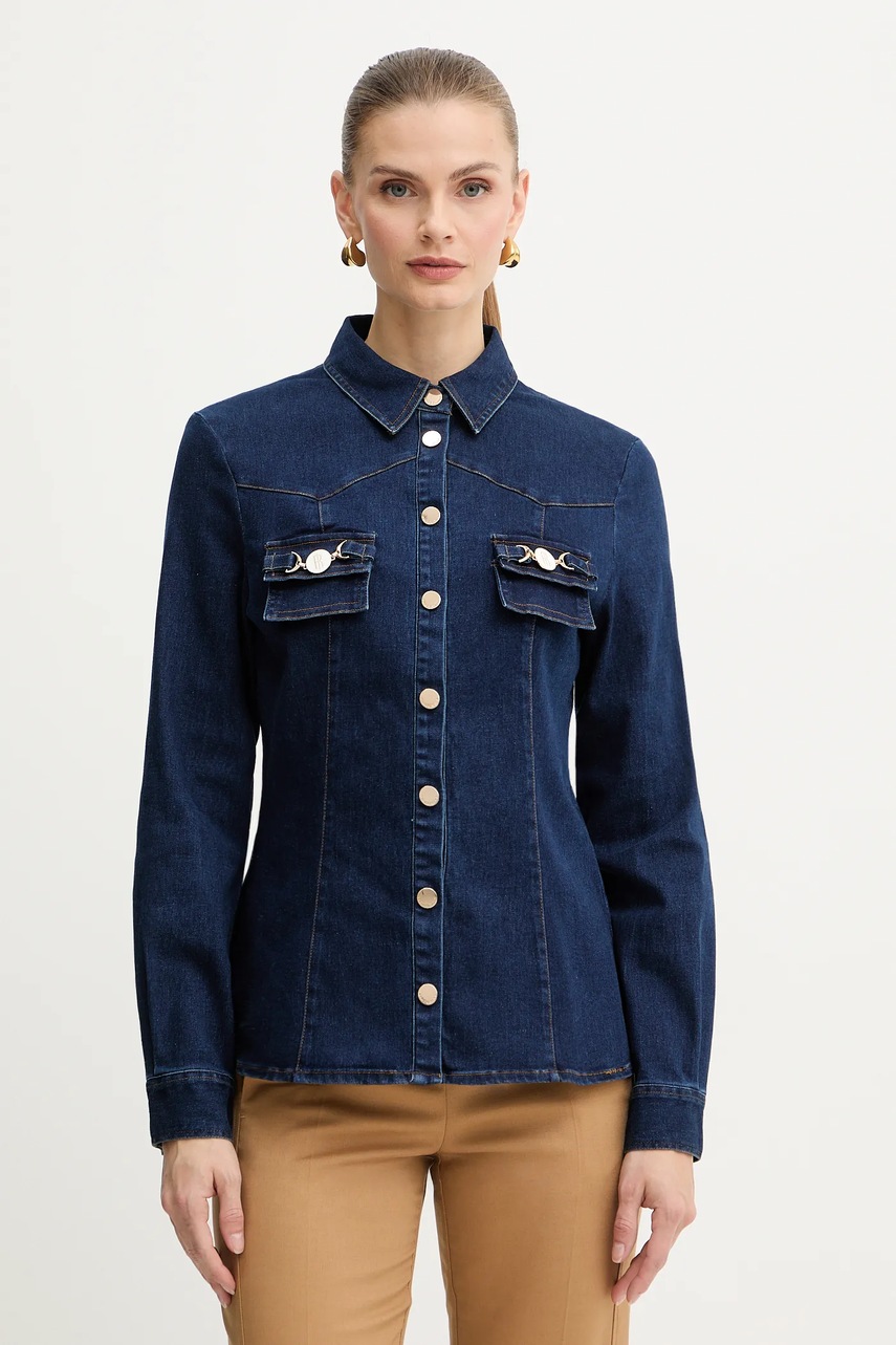 Fracomina cămașă din denim Fracomina cămașă din denim