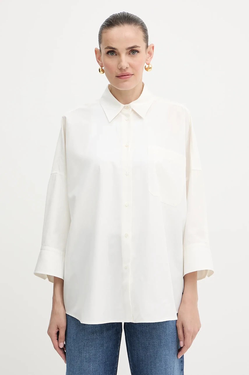 Cămașă weekend max mara ZAVORRA din bumbac organic Cămașă weekend max mara ZAVORRA din bumbac organic