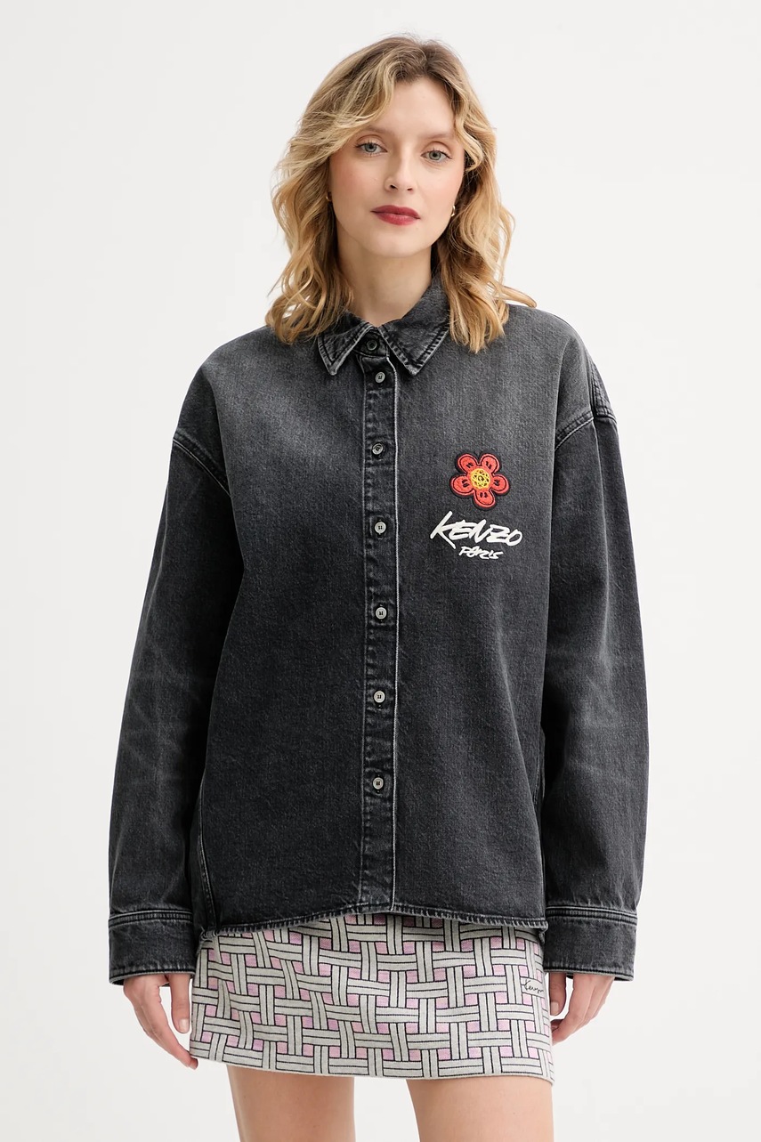 Cămașă din denim kenzo Cămașă din denim kenzo
