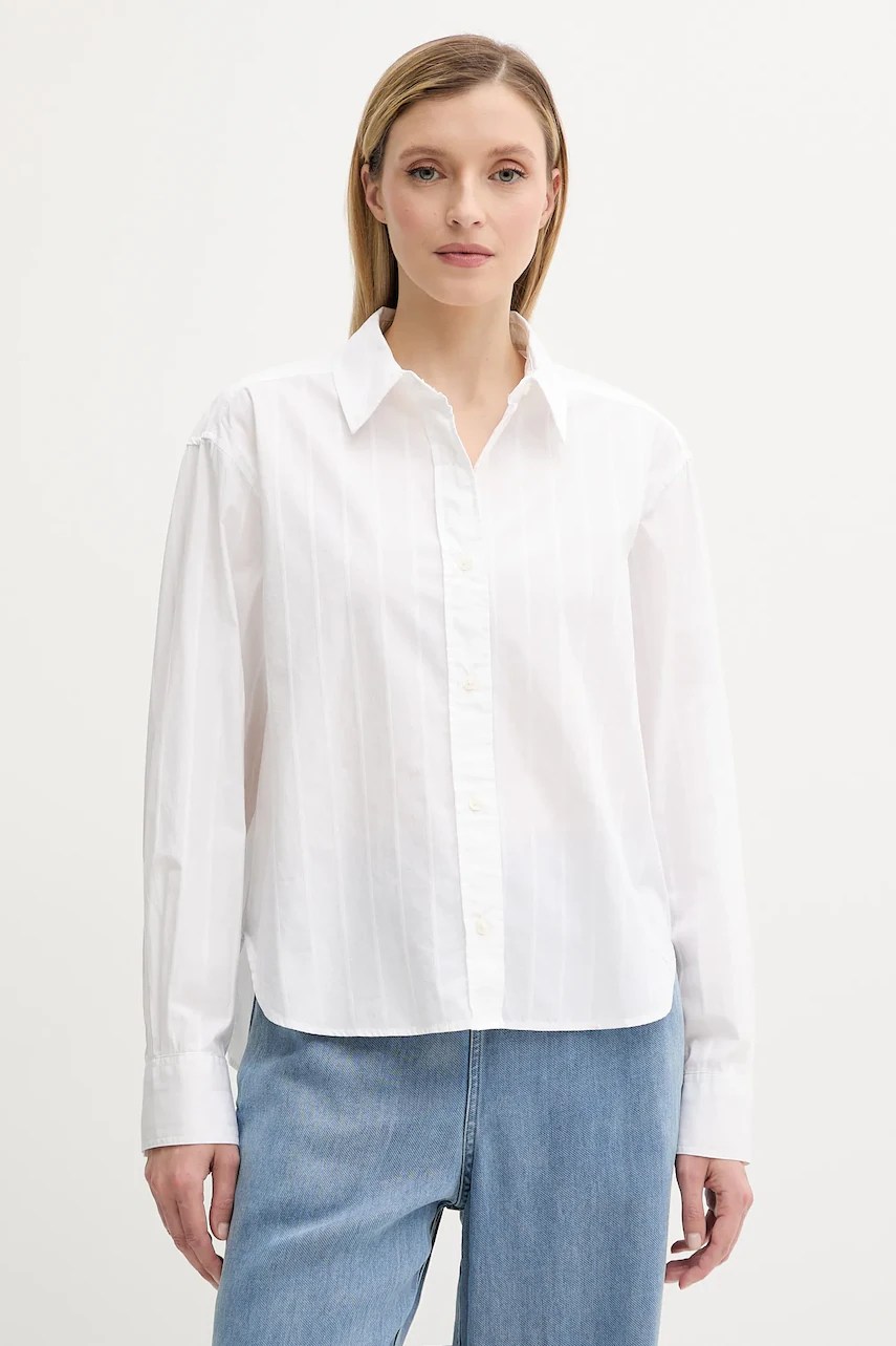 Cămașă samsoe samsoe din bumbac organic SAATRANI Cămașă samsoe samsoe din bumbac organic SAATRANI