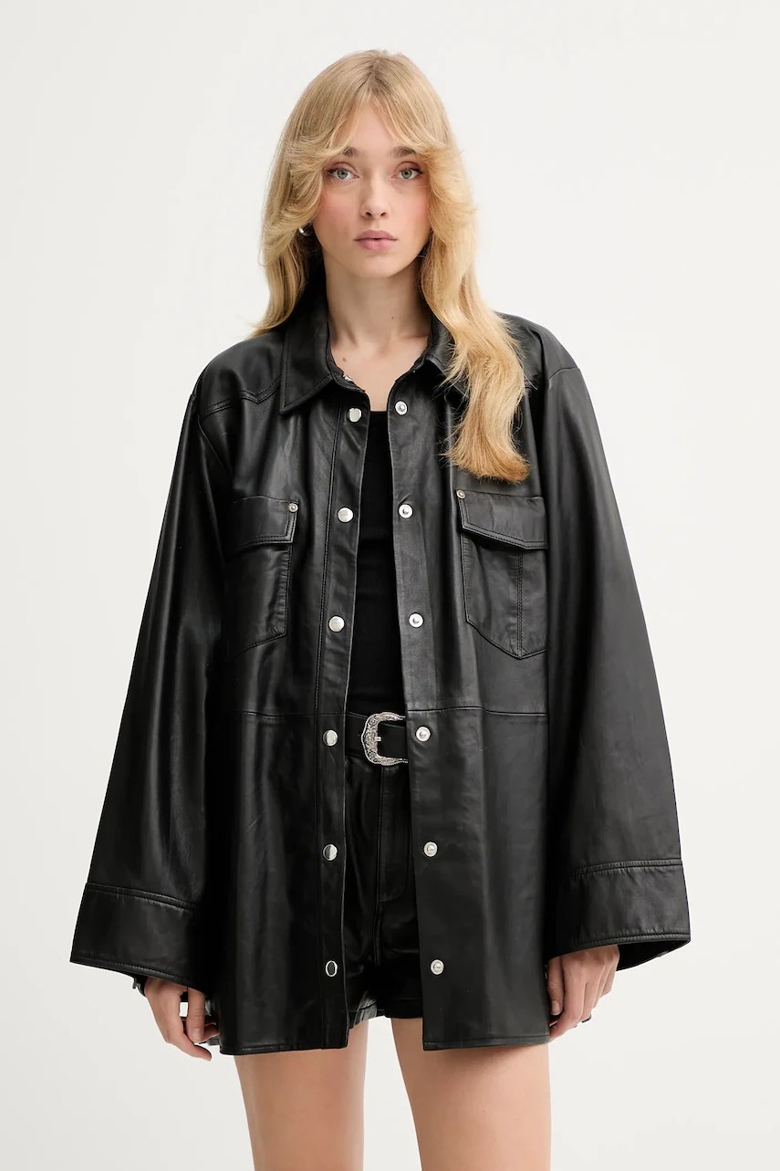 Cămașă gestuz din piele naturală Cămașă gestuz din piele naturală