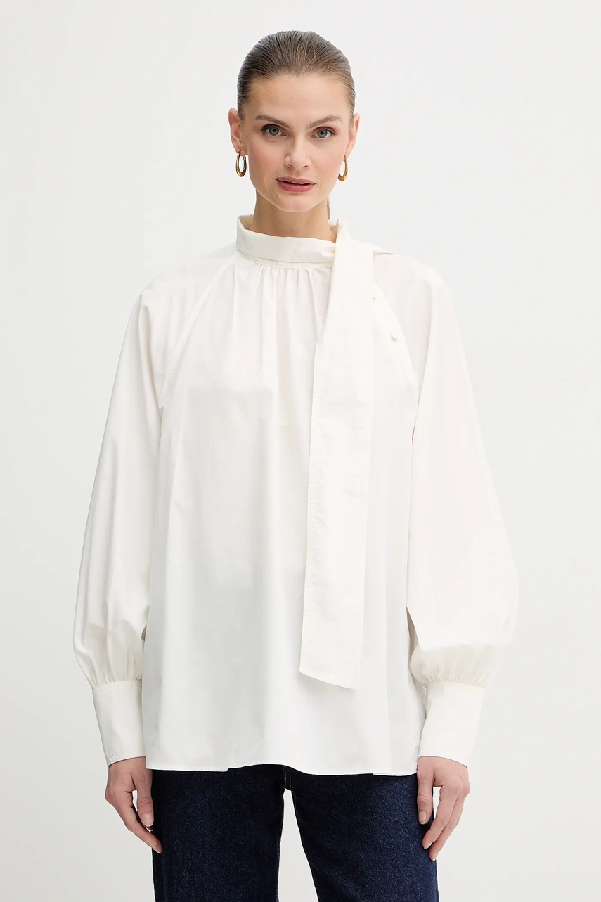 Bluză weekend max mara din bumbac BURGOS Bluză weekend max mara din bumbac BURGOS