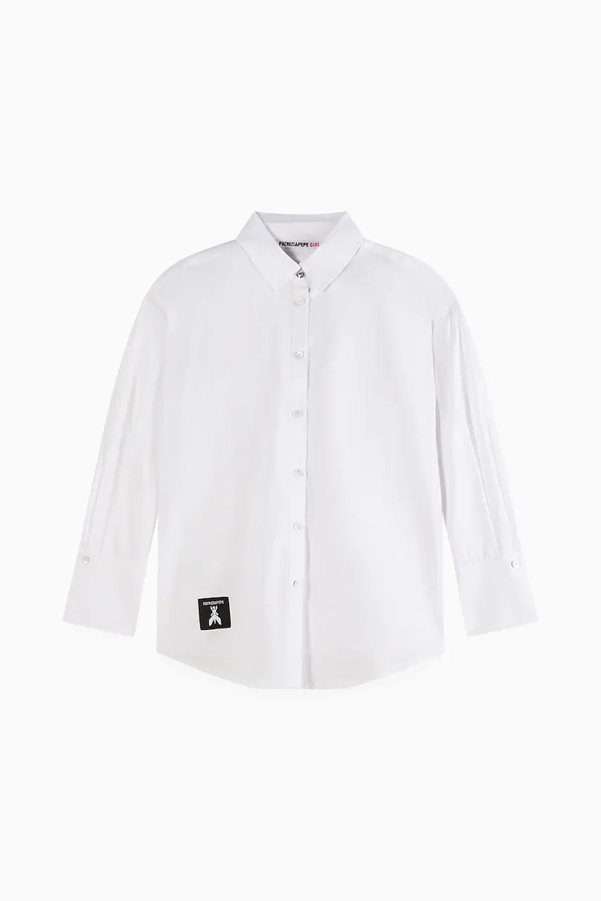 Cămașă patrizia pepe din bumbac pentru copii A095 Cămașă patrizia pepe din bumbac pentru copii A095