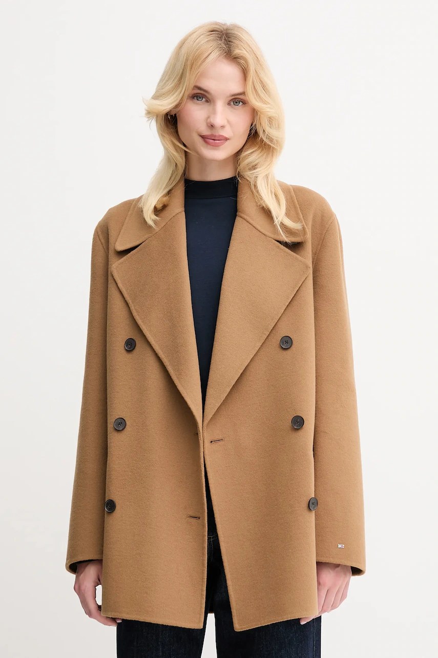 Palton de lână tommy hilfiger – eleganță și confort Palton de lână tommy hilfiger - eleganță și confort