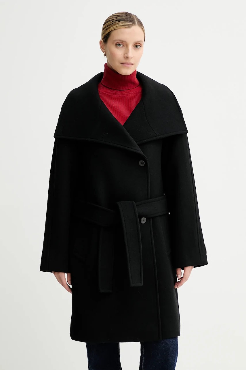 Palton de lână calvin klein Palton de lână calvin klein