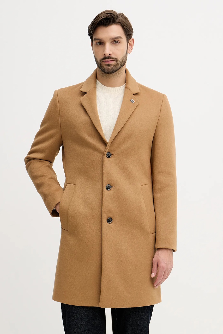 Palton de lână tommy hilfiger Palton de lână tommy hilfiger