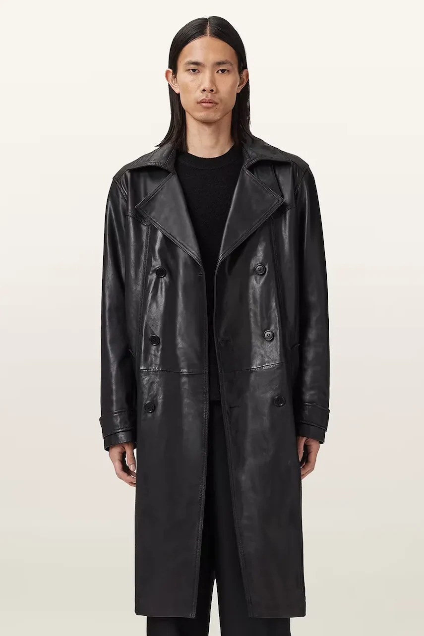 Trenci din piele KELLETT de la AllSaints Trenci din piele KELLETT de la AllSaints