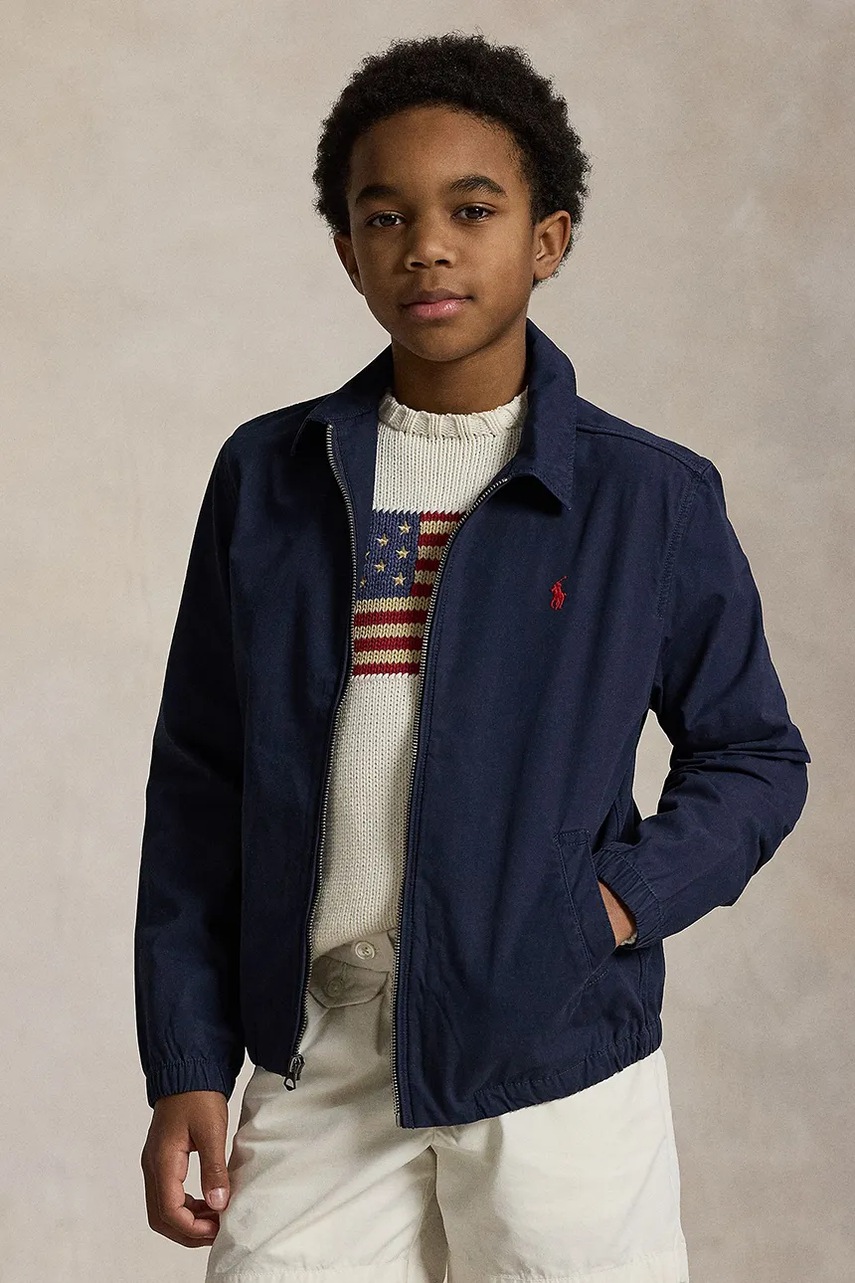 Geacă de bumbac pentru copii polo ralph lauren Geacă de bumbac pentru copii polo ralph lauren