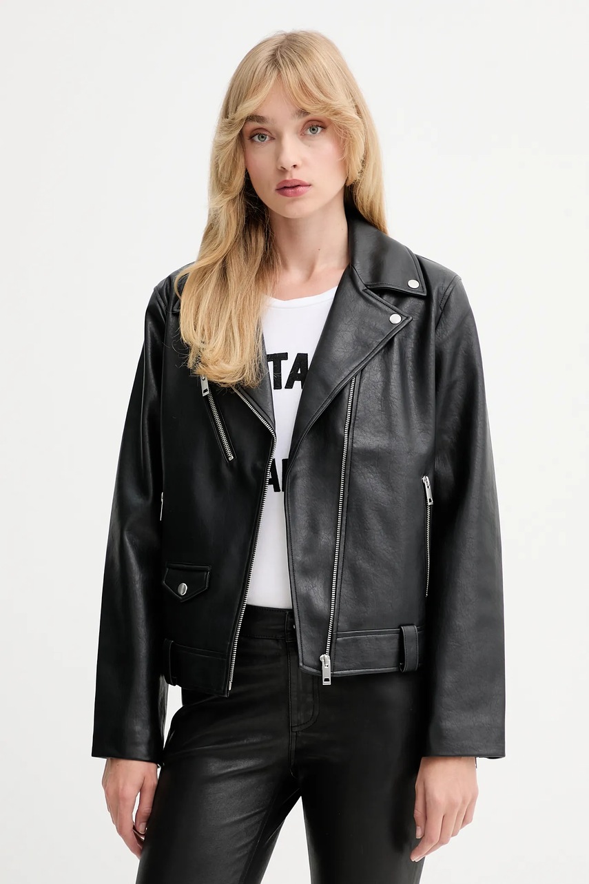 Geacă biker de piele Megan pepe jeans Geacă biker de piele Megan pepe jeans