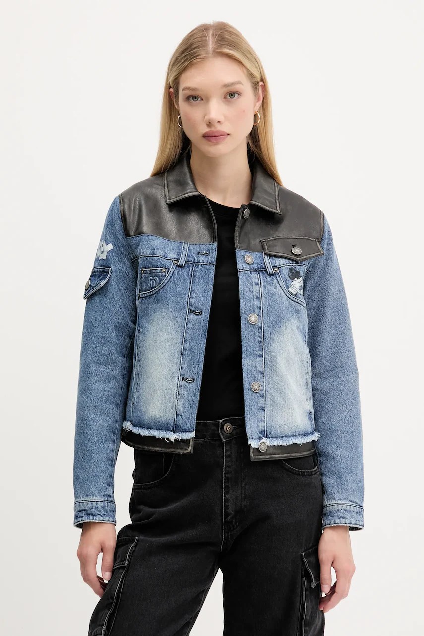 Geacă de jeans desigual CONSTRA Geacă de jeans desigual CONSTRA