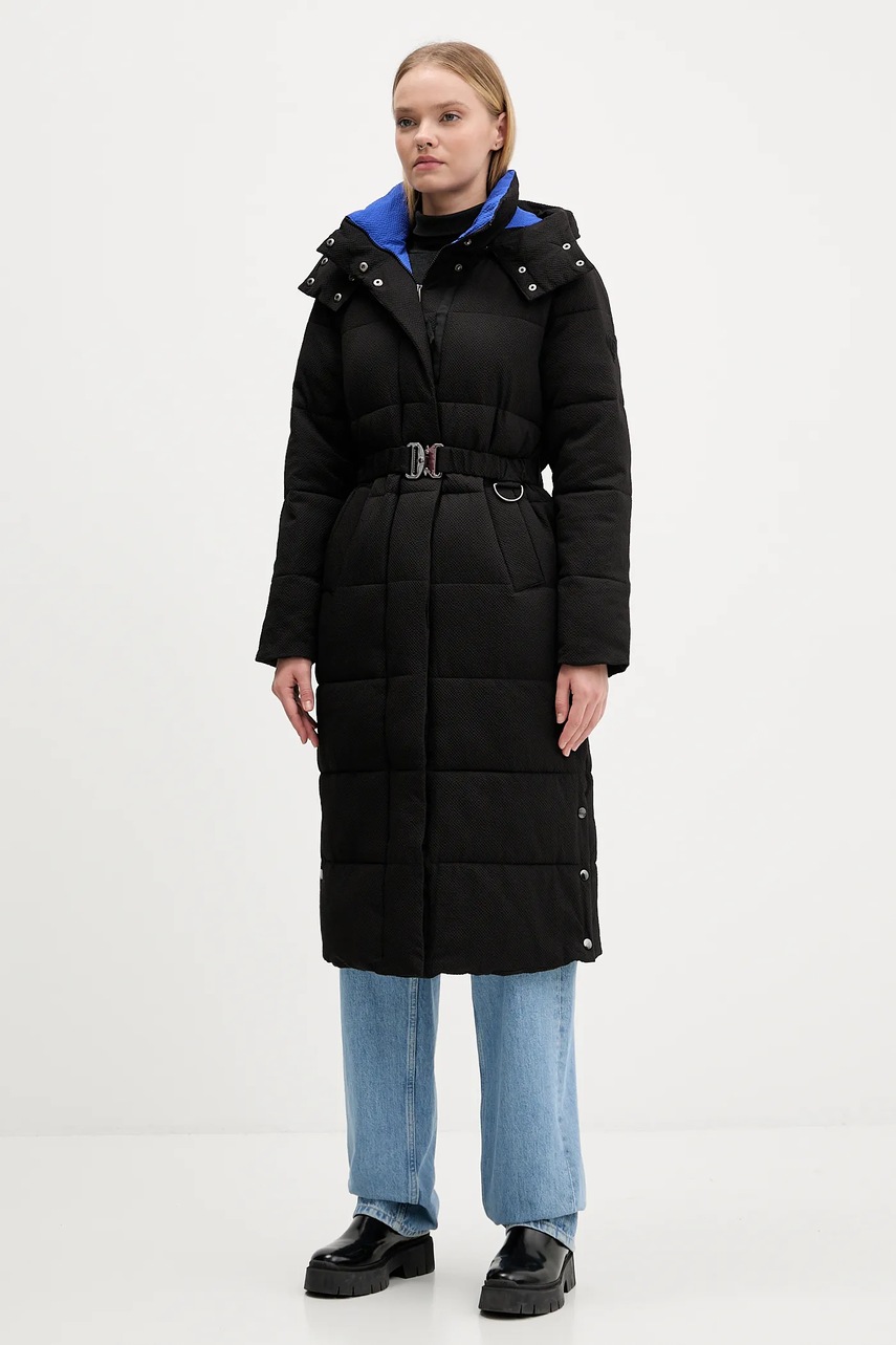 Desigual geacă EXTRA CINTURON2 Desigual geacă EXTRA CINTURON2