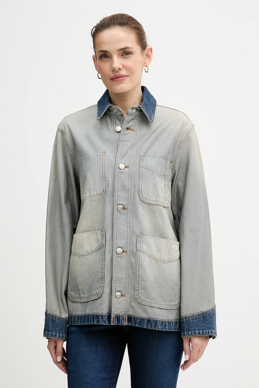 Geacă de blugi calvin klein jeans din bumbac Geacă de blugi calvin klein jeans din bumbac