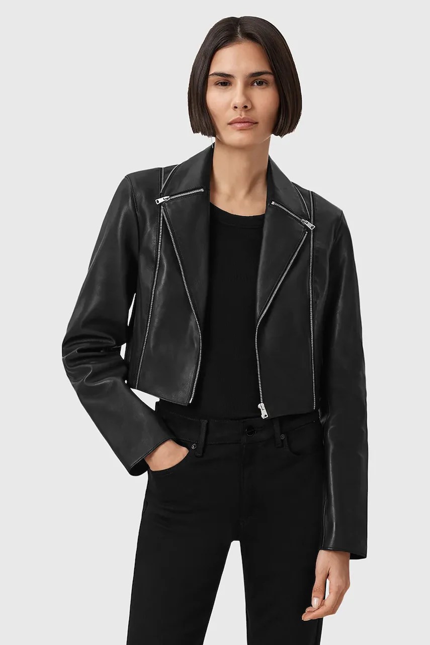 Geacă de piele LANDERS AllSaints Geacă de piele LANDERS AllSaints