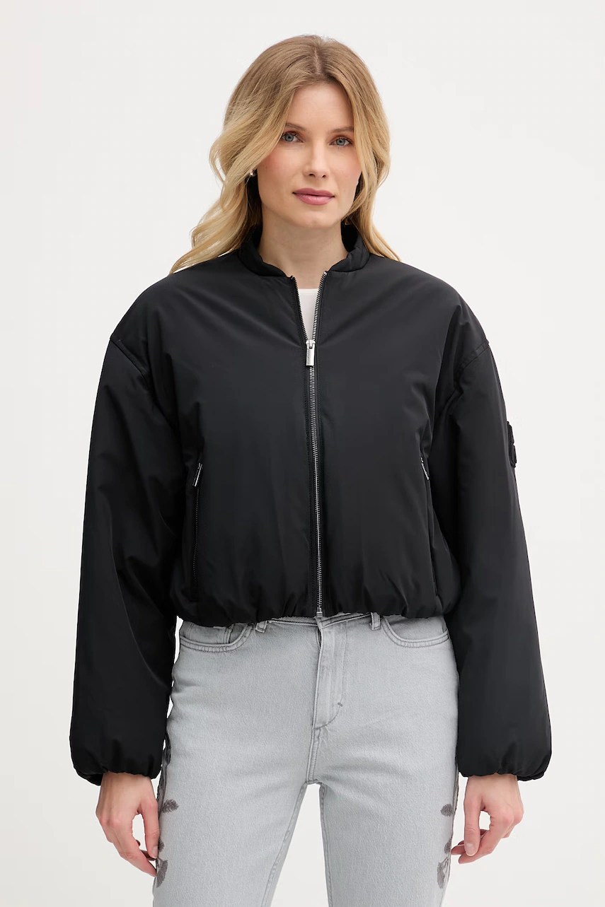 DKNY geacă bomber pentru femei MATTE DKNY geacă bomber pentru femei MATTE