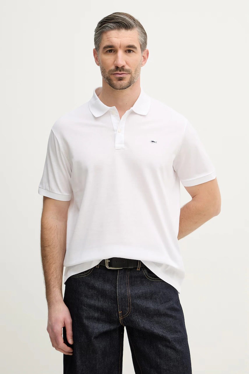 Polo bărbați paul&shark din bumbac Knitwear Polo bărbați paul&shark din bumbac Knitwear