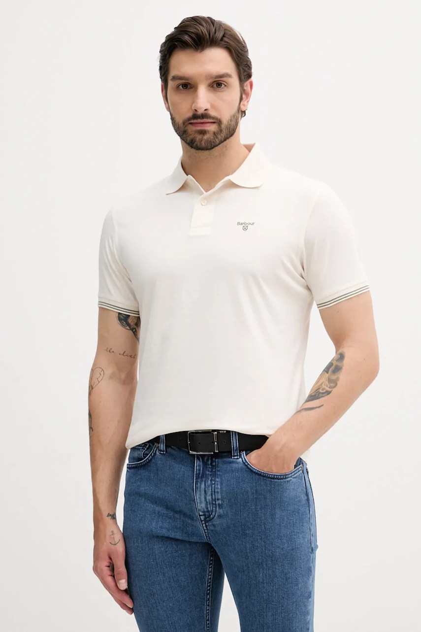 Tricou polo barbour din bumbac AUSTWICK Tricou polo barbour din bumbac AUSTWICK