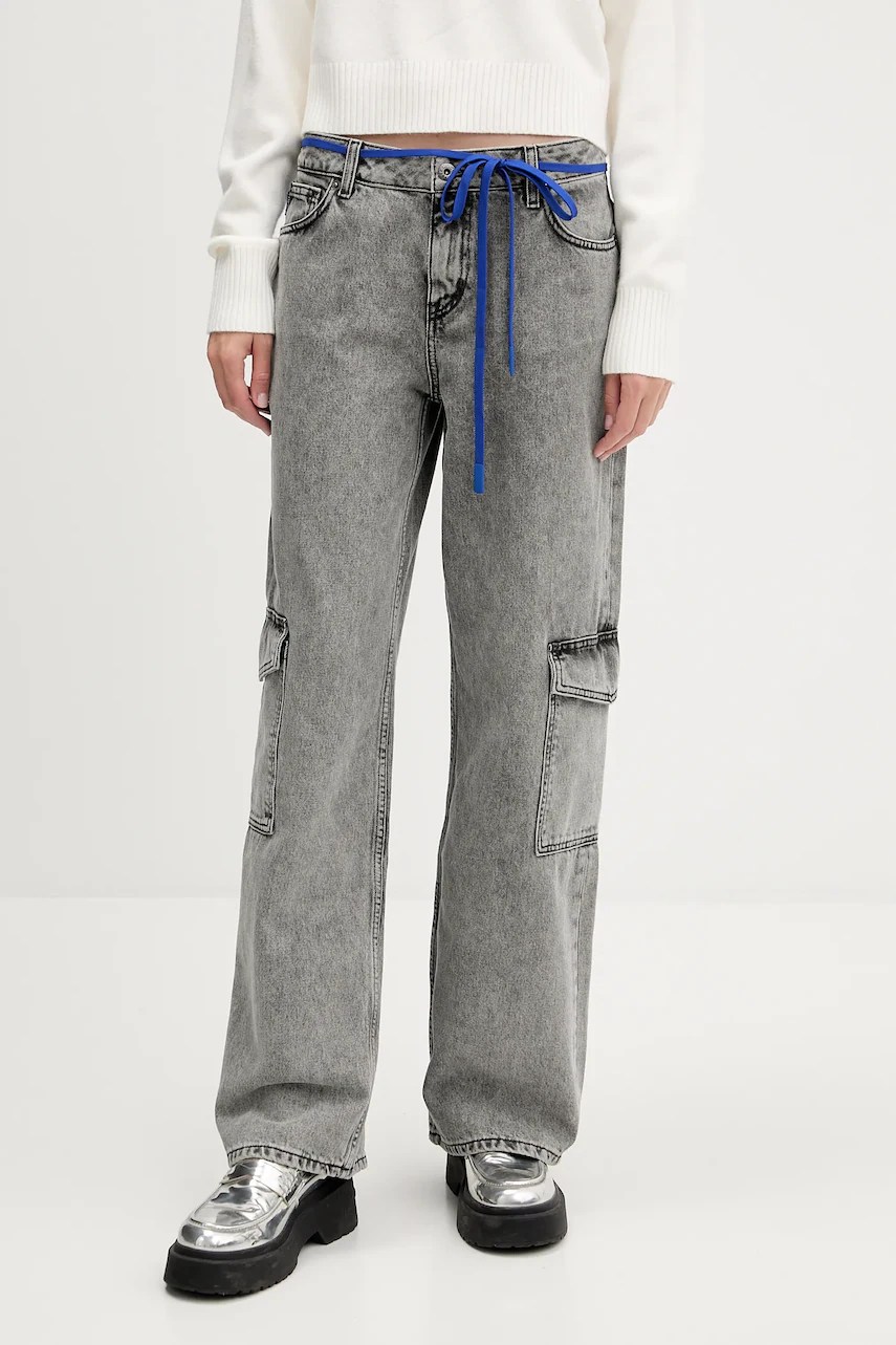 Blugii HUGO gamala cu talia ridicată Blugii HUGO gamala cu talia ridicată