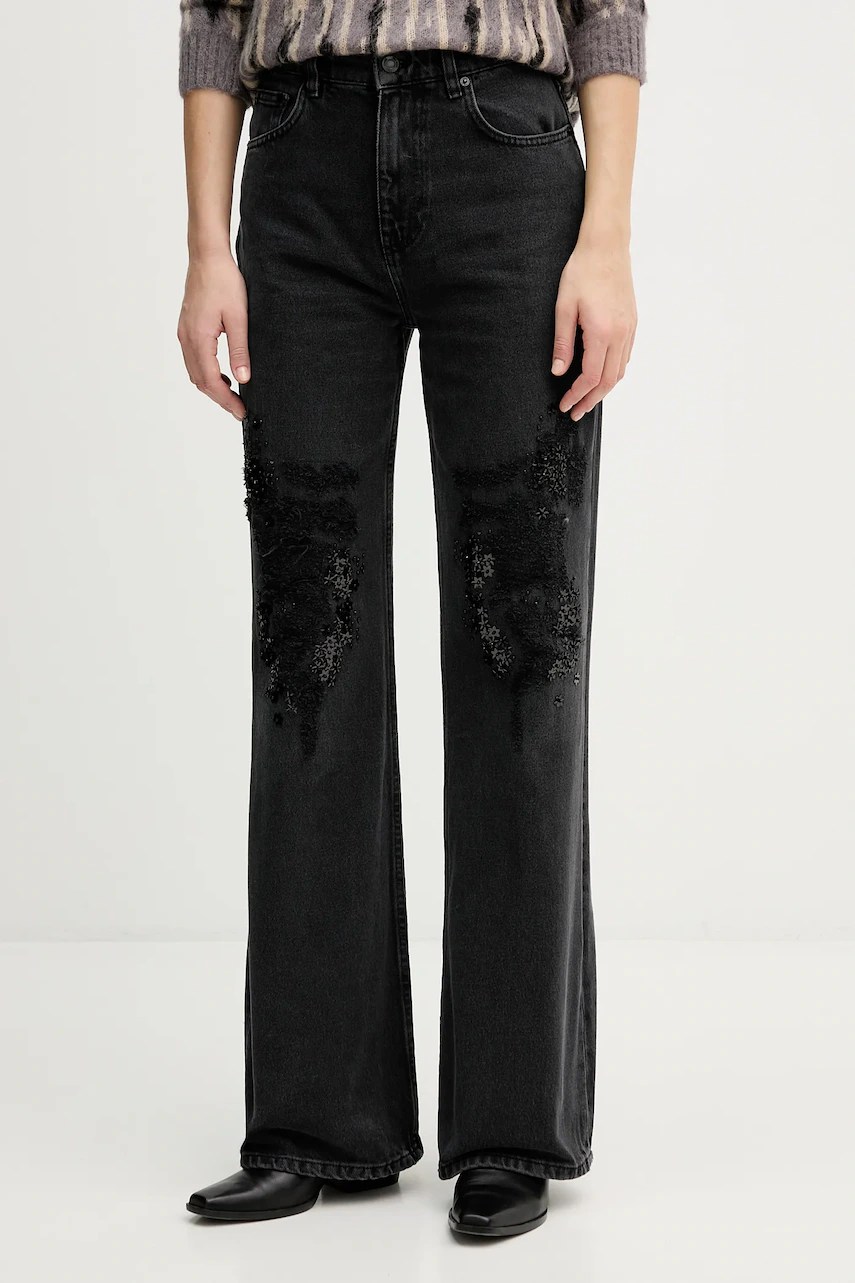 Blugi sisley cu efect spălat Blugi sisley cu efect spălat