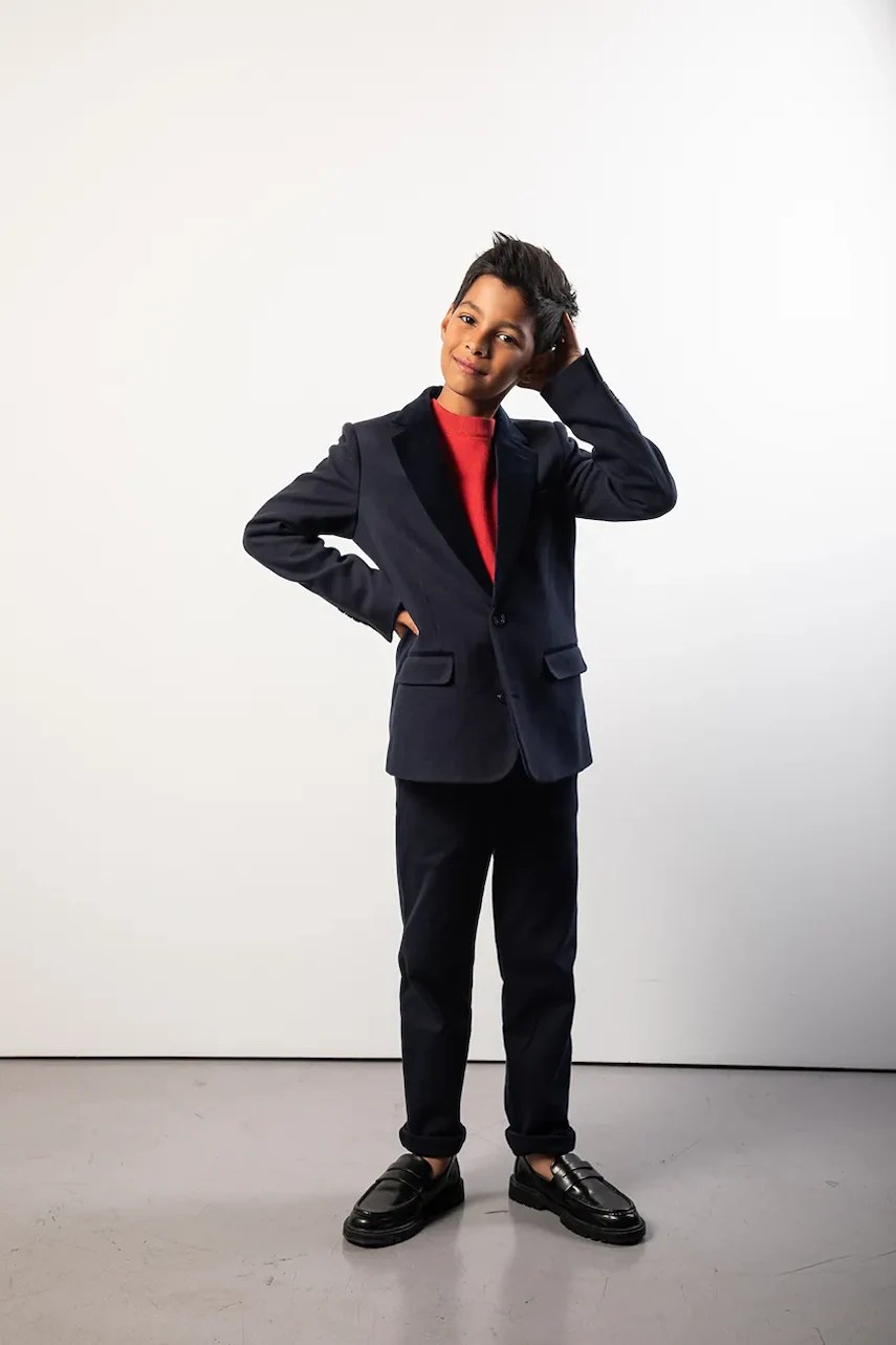 Pantaloni de bumbac coccodrillo pentru băieți ELEGANT JUNIOR Pantaloni de bumbac coccodrillo pentru băieți ELEGANT JUNIOR