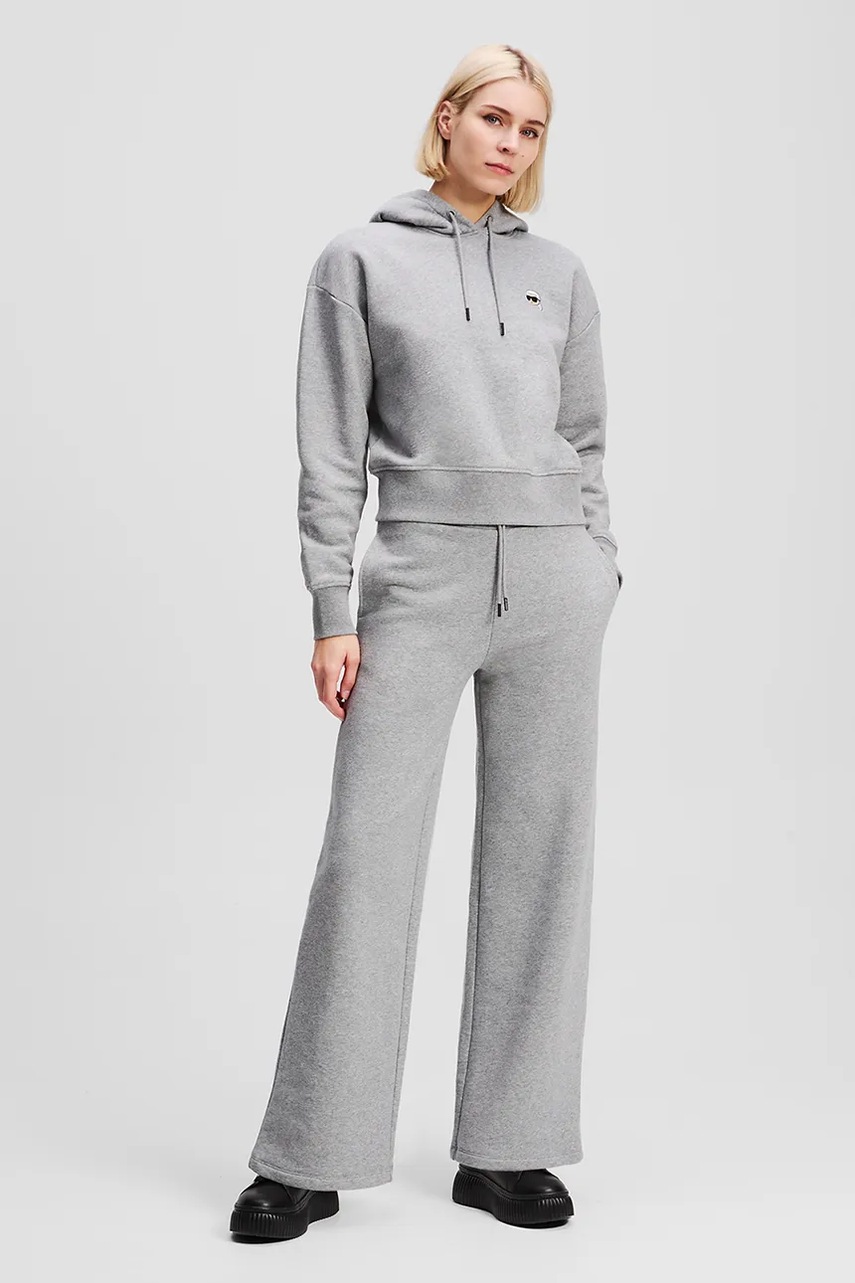 Pantaloni de trening din bumbac IKON – Karl Lagerfeld Pantaloni de trening din bumbac IKON – Karl Lagerfeld