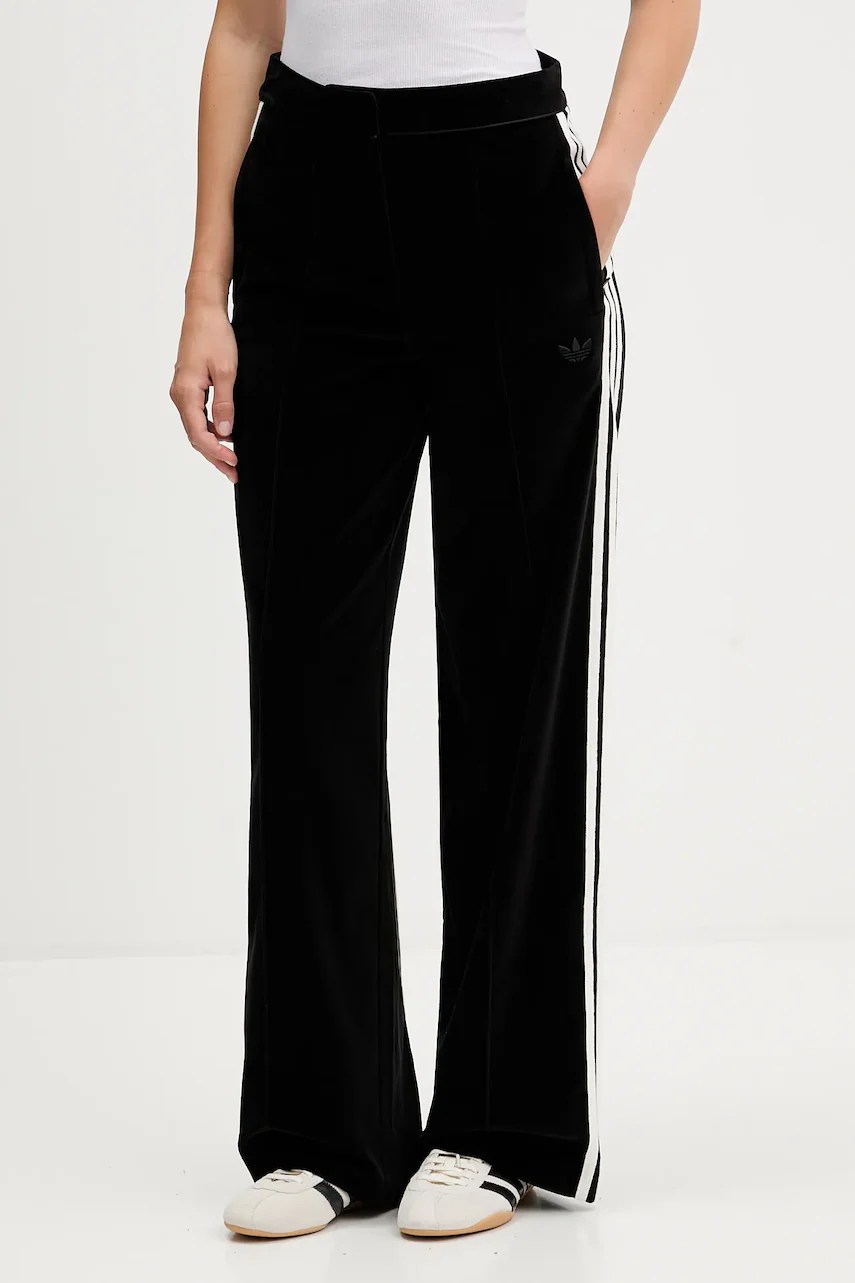 Adidas originals pantaloni de trening Velvet din velur Adidas originals pantaloni de trening Velvet din velur