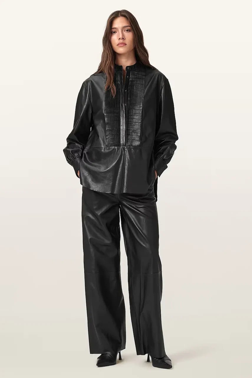 Pantaloni de piele ASH AllSaints Pantaloni de piele ASH AllSaints