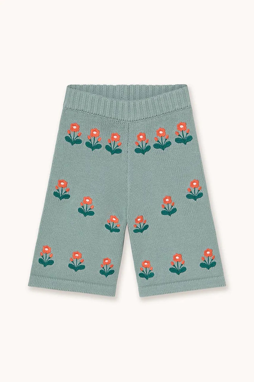 Pantaloni bebe tinycottons FLOWERS BABY KNITTED Pantaloni bebe tinycottons FLOWERS BABY KNITTED