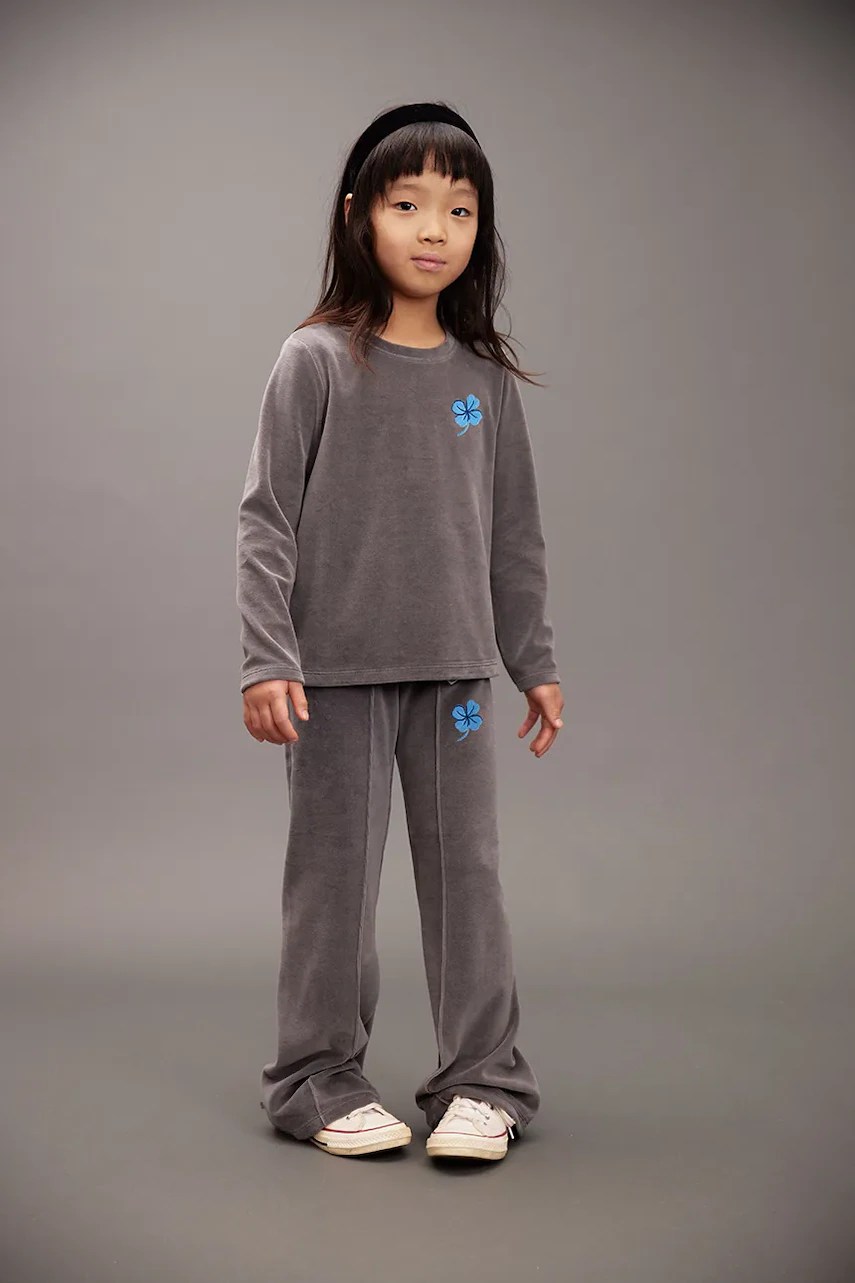 Pantaloni de trening pentru fete mini rodini Clover Pantaloni de trening pentru fete mini rodini Clover