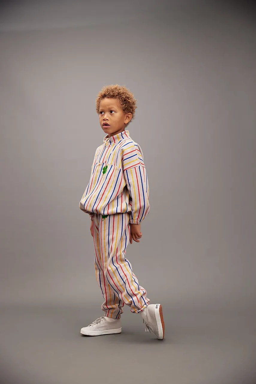 Pantaloni de trening din bumbac pentru copii Clover mini rodini Pantaloni de trening din bumbac pentru copii Clover mini rodini