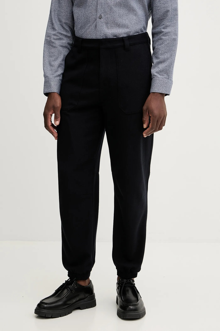 Pantaloni cu lână armani exchange Pantaloni cu lână armani exchange